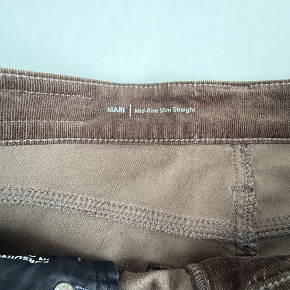 Ag Mari Corduroy Straight Leg Jeans - Picture 6 of 10